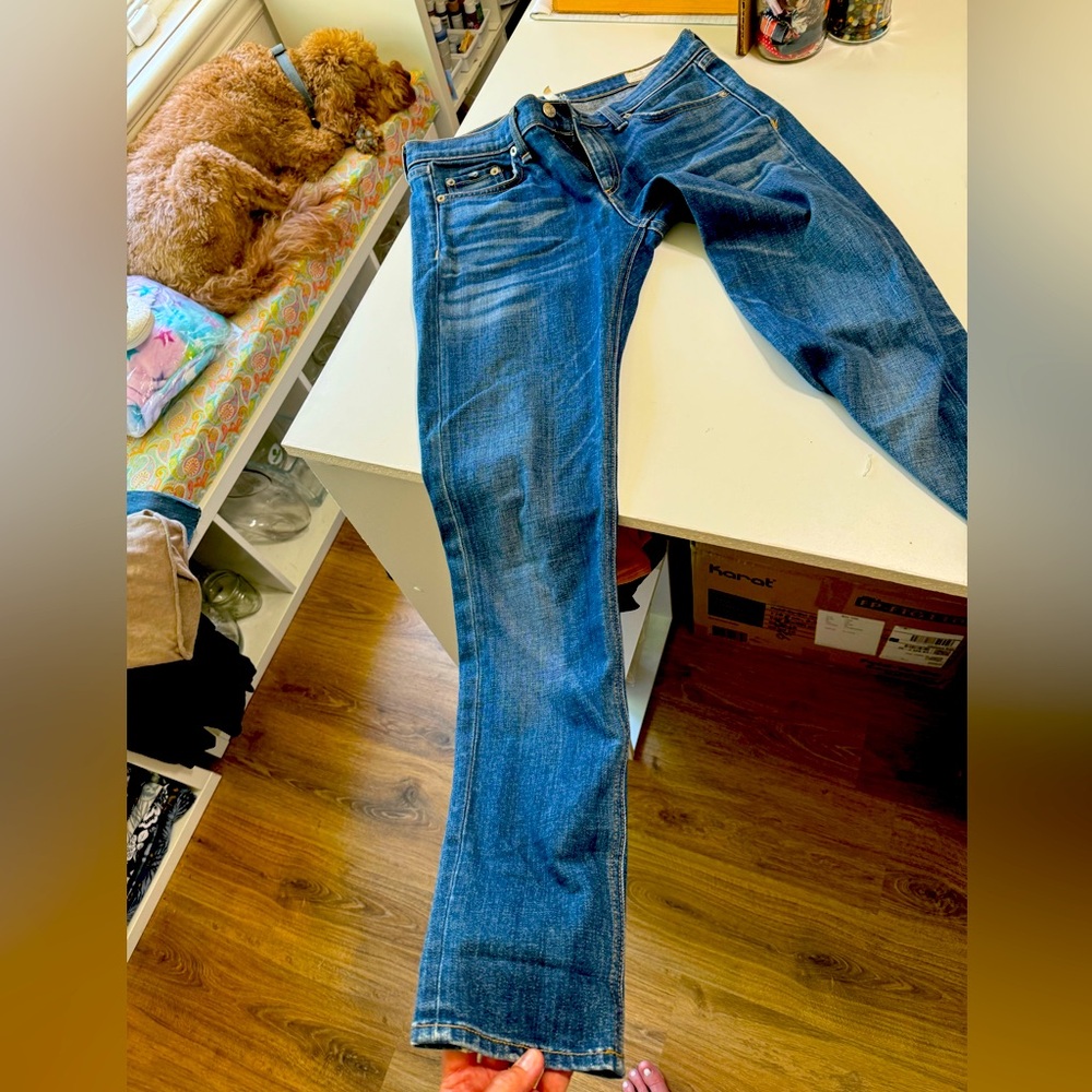 Rag’n’Bone the Dre skinny jeans. 27